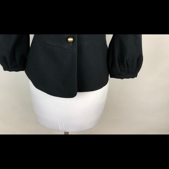 Cabi Sz 4 Abbott Peplum Blazer Jacket 3/4 Sleeves - Picture 3 of 7